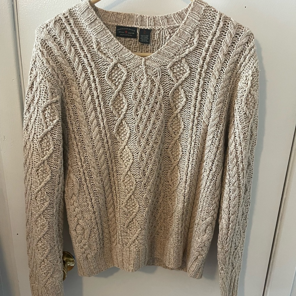 American eagle outfitters tan sweater